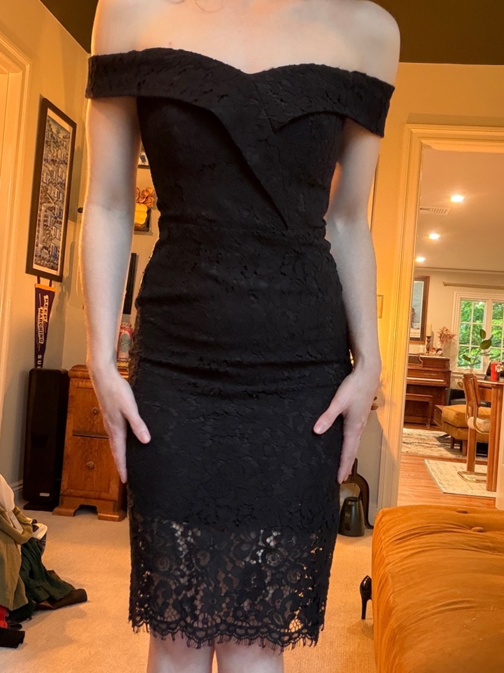 Lace LBD from Bardot